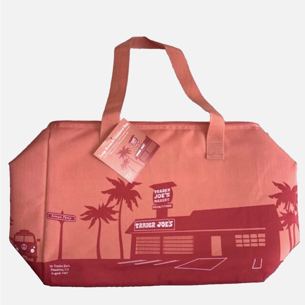 Trader Joe's Peach Cooler Bag